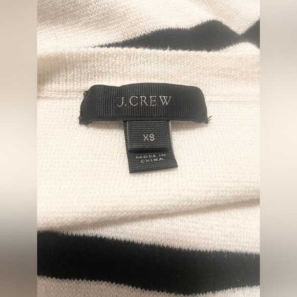J.Crew Striped Sweater Top 100% Cotton - Size XS - Picture 4 of 4
